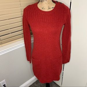 Boden Alpaca Wool Crewneck Sweater Dress